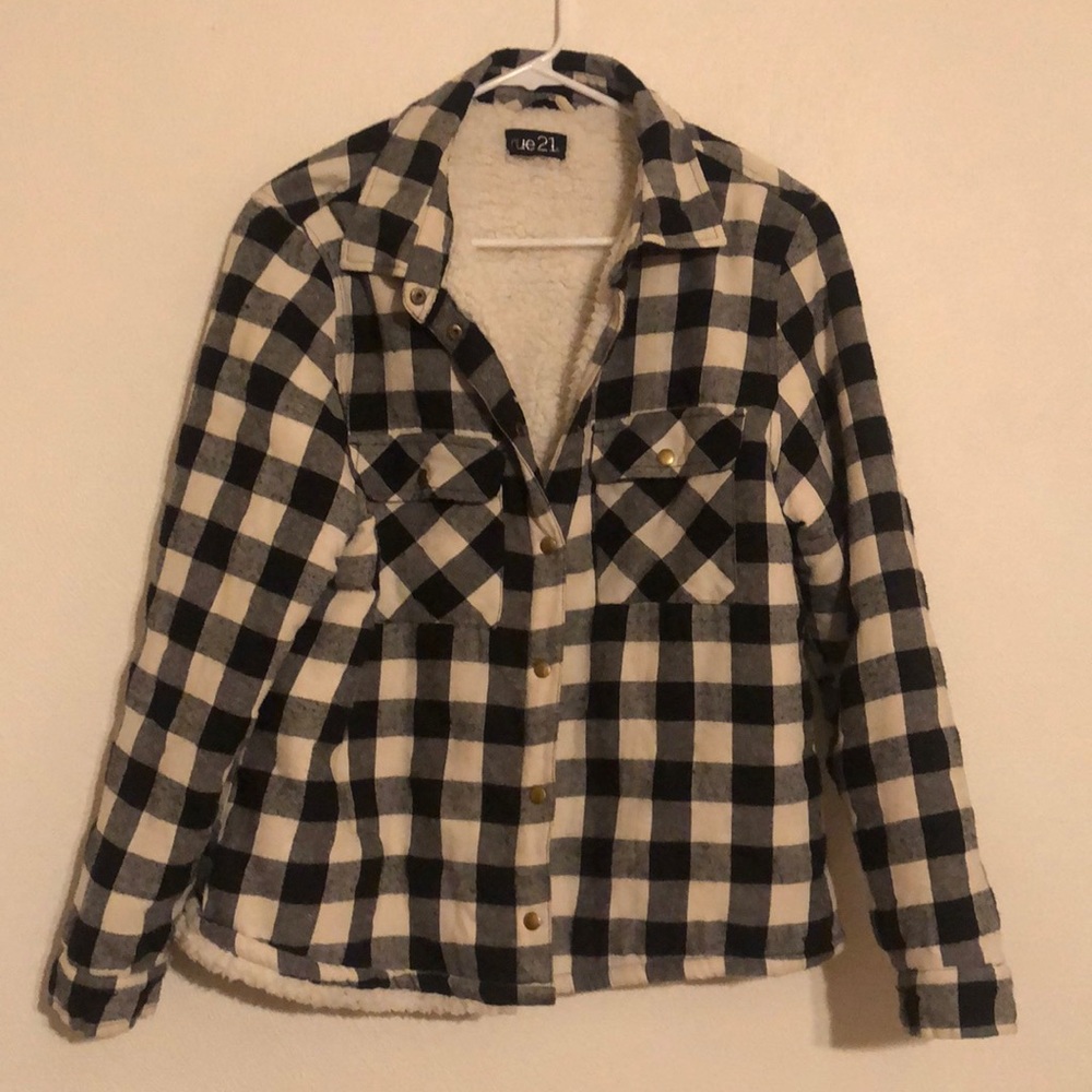 Black & White plaid sweater